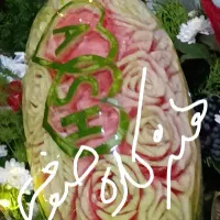 حکاکی هندوانه و کدو و..