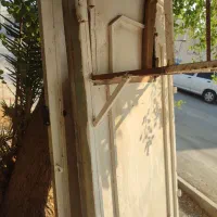درب پارکینگ آهنی سه لنگه