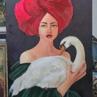 نقاشی رنگ روغن.