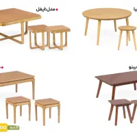 جلو مبلی و عسلی چوبی|مبلمان خانگی و میز عسلی|سقز, |دیوار