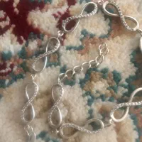 دستبند نقره زنانه ایتالیایی ۹۲۵ شیک