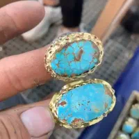 انگشتر فیروزه نشابور اصل دست ساز