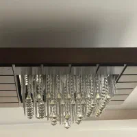 قاب چوبی و لوستر|لوستر و چراغ آویز|قزوین, |دیوار