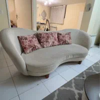 ست مبلمان پنج نفره و جلو مبلی