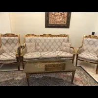 دست 7 نفره مبلمان پشت تخت|مبلمان خانگی و میز عسلی|تهران, شمیراننو|دیوار