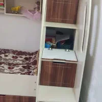 تختخواب دوطبقه کودک ونوجوان|تخت و سرویس خواب|قم, کلهری|دیوار