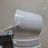 سطل با ظرفیت 4کیلویی|ظروف نگهدارنده، پلاستیکی، یک‌بارمصرف|بانه, |دیوار