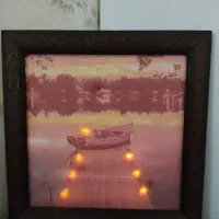 قاب عکس چراغ دار