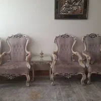 مبل ۹ نفره با میز بزرگ دو عدد عسلی|مبلمان خانگی و میز عسلی|نسیمشهر, |دیوار