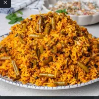 لوبیا پلوی خوشمزه خانگی