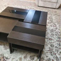 میز جلو مبلی ۷میلیون‌‌ ،گلدان  وگل  ۲ میلیون ‌‌