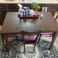میز ناهارخوری ۴نفره به همراه ۲ صندلی