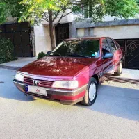 پژو 405 GLX عنابی بی رنگ