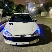 ۲۰۶تیپ۲سفید بی رنگ