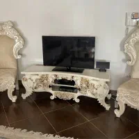 مبل سلطنتی۹ نفره و میزنهارخوری ۸نفره|مبلمان خانگی و میز عسلی|رشت, گلسار|دیوار