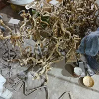 مرکزفروش و خرید تمامی لوستر های فلزی طلایی و برنج|لوستر و چراغ آویز|تهران, افسریه شمالی|دیوار