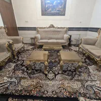 مبلمان ۷ نفره با میز وسط و دو عدد عسلی