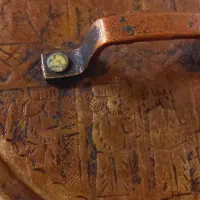دیگچه  مسی قطر۱۸ قدیمی