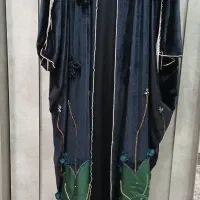 مانتو مخمل کارشده مجلسی