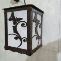 لوستر چوبی|لوستر و چراغ آویز|قزوین, |دیوار