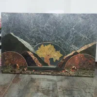 تابلو هنری نقاشی دکوراتیو لوکس بزرگ مدرن اورجینال|تابلو، نقاشی، عکس|تهران, الهیه|دیوار