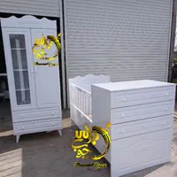 سرویس خواب*تخت خواب سیسمونی کودک و نوجوان*مدل ایسا|تخت و سرویس خواب|رشت, استقامت ۲|دیوار