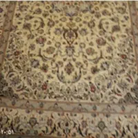 فرش دستبافت ۶ متری گل ابریشم نائین