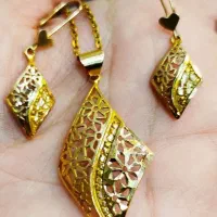 ست نیم ست از ۲/۵ درثد النگو طلا تک پوش|جواهرات|مشهد, ایثار|دیوار