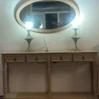 ست کنسول با اینه و میز تلوزیون|بوفه، ویترین، کنسول|اردبیل, |دیوار