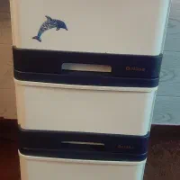 کشوی ۳ طبقه چرخ دار دلاسا