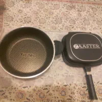 ماهیتابه گریل دو طرفه و ماهیتابه تفلون|ظروف پخت‌وپز|بندر ترکمن, |دیوار