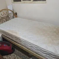 تخت فلزی و چوبی یکنفره|تخت و سرویس خواب|تهران, شارق|دیوار