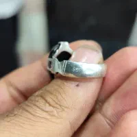 انگشتر نقره دستساز عقیق سیاه(اونیکس)|جواهرات|اصفهان, شفق|دیوار