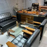 ست مدیریتی میزصندلی گردون مبل انتظارکمدفلزی فایل