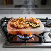 تابه گریل پخت و پز سنگ نمک (ماهیتابه نمکی)
