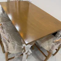 میز ناهار خوری تک شش نفره|میز و صندلی غذاخوری|شیراز, شهرک مهرگان|دیوار