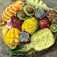 گل آرایی میوه آرایی دکور یلدایی شب چله خاطره ای|خدمات پذیرایی، مراسم|مشهد, سمزقند|دیوار