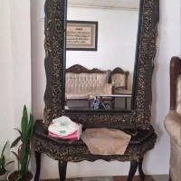آینه و کنسول چوبی