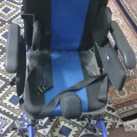 ویلچر در حد نو بدون خرابی ترمز دار تخت شو|آرایشی، بهداشتی، درمانی|ری, دیلمان|دیوار