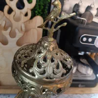 شکلات خوری برنز و یک جفت گنجشک|مجسمه، تندیس، ماکت|قم, شاد قلی|دیوار