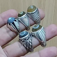 انگشتر نقره کهنه باباقوری دستساز