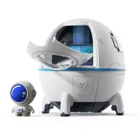 دستگاه بخور سرد و چراغ خواب سفینه فضایی«امیددکور»|پنکه و تصفیه‌کنندهٔ هوا|مشهد, شهرک رازی (شهرک غرب)|دیوار