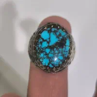 انگشترفیروزه نیشابور عقیق زردیمنی آماتیست فاخر