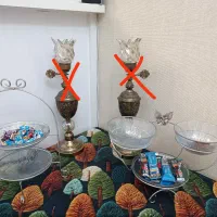 تعدادی ظروف پذیرایی دکوری اسباب بازی قدیمی