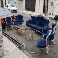 مبلمان هفت نفر سالم رنگ زیبا