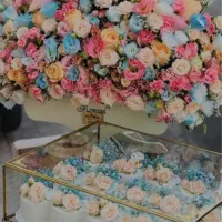 باکس شیشه ای کاپ کیک نامزدی خواستگاری مینی کیک|صنایع دستی و سایر لوازم تزئینی|تهران, افسریه شمالی|دیوار