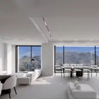 زعفرانیه ۱۵۰متر طبقه آخر بازسازی شده ویو دو طرف