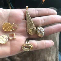 طلا النگو گوشواره تکپوش|جواهرات|مسجد سلیمان, |دیوار