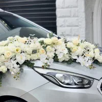 گل آرایی ماشین عروس فقط 1/500