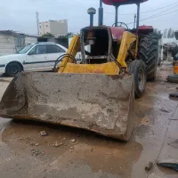اجاره تراکتور بیل دار  بارگیری  تسطیح خاک  نخاله